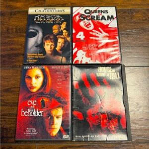 Horror Movies DVD Bundle Lot H20 Halloween, Queen Of Scream,Eye Of The Beholder